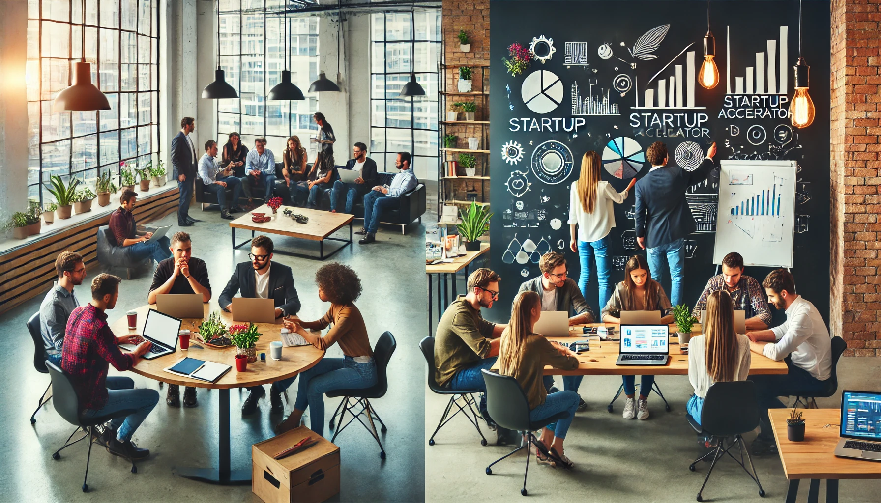 شتاب‌دهنده‌ها و مراکز کار اشتراکی