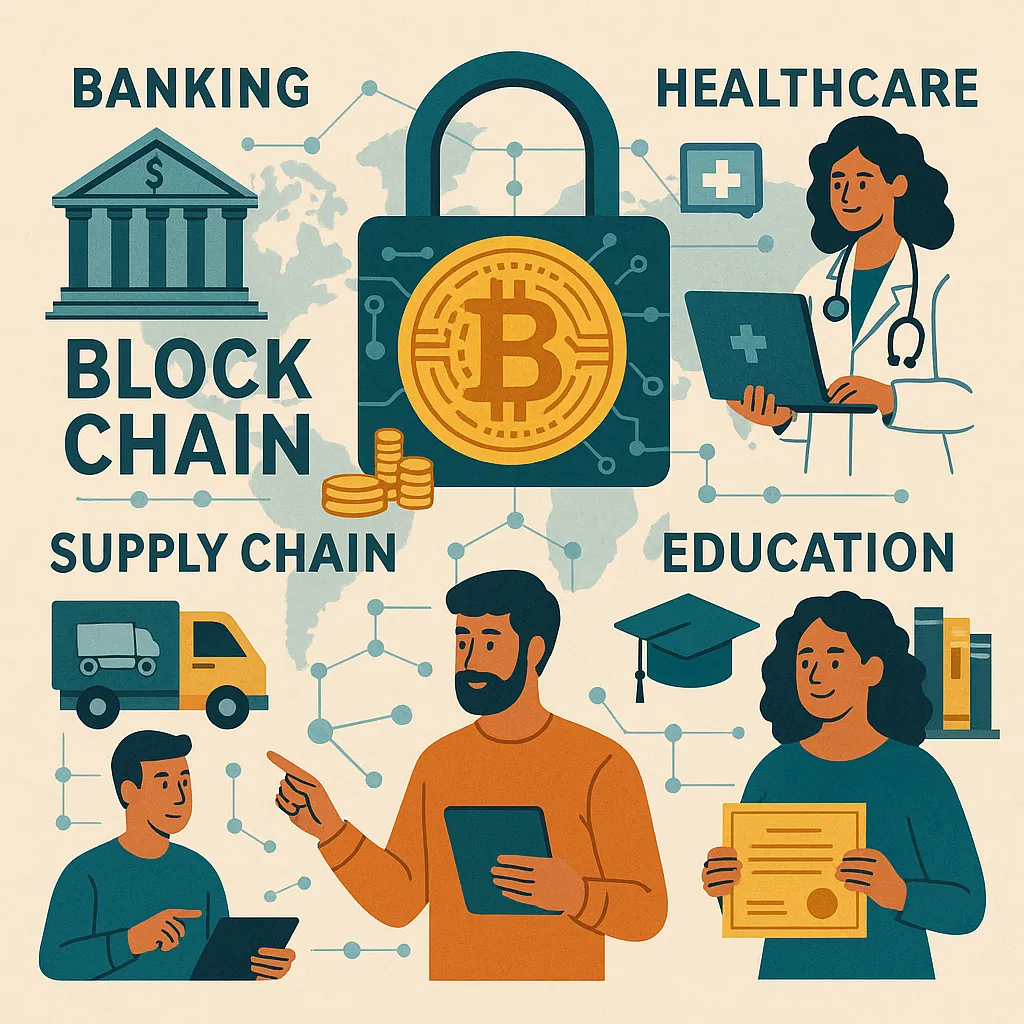 بلاک چین در صنایع فراتر از رمزارز؛ از بانک تا سلامت