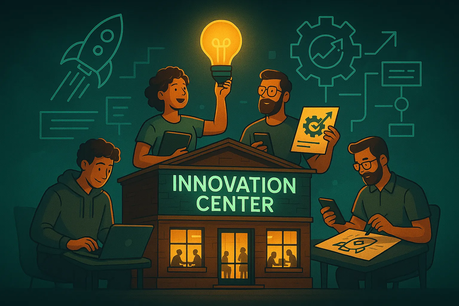 مرکز نوآوری خانه دوم کارآفرینان خلاق