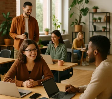 چطور فضای کار اشتراکی به تقویت شبکه سازی کمک می کند؟ در دنیای پرسرعت امروز، محل کار فقط جایی برای انجام وظایف شغلی نیست؛ بلکه تبدیل شده به فضایی برای یادگیری، رشد و تعامل. یکی از مفاهیمی که در دهه اخیر به شکل چشمگیری رشد کرده، فضای کار اشتراکی است. این نوع محیط ها نه تنها بستر مناسبی برای انجام کارهای روزانه هستند، بلکه نقش پررنگی در توسعه ارتباطات حرفه ای و شبکه سازی ایفا می کنند. در این مقاله می خواهیم بررسی کنیم که چگونه فضای کار اشتراکی می تواند به یکی از مؤثرترین ابزارهای شبکه سازی حرفه ای تبدیل شود. فضای کار اشتراکی چیست و چه ویژگی هایی دارد؟ فضای کار اشتراکی (Coworking Space) محیطی است که افراد مختلف با حرفه ها، تخصص ها و سازمان های گوناگون در کنار هم کار می کنند. برخلاف دفاتر سنتی، این فضاها مالک یا کارمند محور نیستند؛ بلکه جامعه محورند. در این محیط ها افراد می توانند میز رزرو کنند، در جلسات شرکت کنند، از امکاناتی مانند اینترنت، چاپگر، اتاق جلسه و... استفاده کنند، بدون اینکه درگیر هزینه های بالای اجاره دفتر شوند. اما آنچه فضای کار اشتراکی را منحصر به فرد می کند، جامعه ای است که در آن شکل می گیرد. تنوع حرفه ای، باز بودن فضا برای تعامل، و فرهنگ اشتراک دانش، همه عواملی هستند که آن را به بستر ایده آلی برای شبکه سازی تبدیل می کنند. چرا شبکه سازی اهمیت دارد؟ شبکه سازی یا Networking به معنی برقراری ارتباطات حرفه ای، تبادل دانش، منابع، فرصت ها و همکاری ها بین افراد مختلف است. در فضای رقابتی کسب و کار، کسی که شبکه قوی تری دارد، شانس بیشتری برای رشد، استخدام، جذب مشتری و سرمایه دارد. از پیدا کردن شریک تجاری تا دعوت به پروژه، از استخدام تا دسترسی به مشاوران، همه از طریق شبکه سازی اتفاق می افتند. بنابراین هر محیطی که این قابلیت را تقویت کند، یک دارایی استراتژیک برای حرفه ای ها محسوب می شود. و اینجاست که نقش فضای کار اشتراکی روشن تر می شود. فضای کار اشتراکی و ایجاد ارتباطات طبیعی یکی از ویژگی های مثبت فضای کار اشتراکی این است که ارتباطات در آن به شکل طبیعی شکل می گیرند. برخلاف رویدادهای رسمی شبکه سازی که ممکن است مصنوعی به نظر برسند، اینجا تعاملات از دل کارهای روزانه، نوشیدن قهوه، شرکت در ورکشاپ ها و استفاده از فضاهای مشترک شکل می گیرند. وقتی در کنار فردی با تخصص متفاوت کار می کنی، گفتگو به شکل ناخودآگاه اتفاق می افتد. ممکن است یک سوال فنی، یک نظر درباره پروژه، یا حتی صحبت درباره آخرین اخبار تکنولوژی، سرآغاز یک ارتباط کاری ارزشمند باشد. تنوع حرفه ای: کلید طلایی در فضای کار اشتراکی در بسیاری از دفاتر کاری سنتی، تمام افراد در یک صنعت یا شرکت خاص فعالیت می کنند. اما در فضای کار اشتراکی با ترکیبی از فریلنسرها، کارآفرینان، برنامه نویسان، طراحان، مشاوران، متخصصان فروش و حتی استارتاپ ها مواجه می شویم. این تنوع شغلی باعث می شود دیدگاه های مختلفی در تعاملات وارد شود و فرصت های همکاری فرابخشی به وجود بیاید. مثلاً ممکن است یک توسعه دهنده با یک مشاور بازاریابی آشنا شود و با هم یک پروژه جدید تعریف کنند. نقش رویدادهای جانبی در تقویت شبکه سازی یکی از امکانات جذاب در بسیاری از فضای کار اشتراکی، برگزاری رویدادها، کارگاه ها و جلسات غیررسمی است. این رویدادها محیطی فراهم می کنند تا اعضا بیشتر با هم آشنا شوند، در مورد پروژه های هم تبادل نظر کنند یا حتی به همکاری برسند. از ورکشاپ های آموزشی گرفته تا جلسات انتقال تجربه (Meetup)، همه این رویدادها باعث می شوند افراد بیشتر به هم نزدیک شوند. این رویدادها معمولا توسط خود فضای اشتراکی یا اعضای فعال آن برگزار می شود و محیطی دوستانه و حرفه ای را برای تعامل ایجاد می کند. اشتراک منابع، اشتراک فرصت ها در فضای کار اشتراکی، بسیاری از منابع به صورت اشتراکی استفاده می شوند: از اینترنت پرسرعت گرفته تا اتاق کنفرانس، پرینتر، برد هوشمند، و حتی کتابخانه های تخصصی. اما مهم تر از همه، اشتراک منابع انسانی و فکری است. وقتی در کنار دیگر متخصصان کار می کنی، دسترسی به دانش، تجربه، مهارت و دیدگاه های نو فراهم می شود. ممکن است در جریان یک بحث ساده، راه حلی برای چالشی که مدت ها درگیرش بودی پیدا کنی. این سطح از تبادل، فراتر از هر شبکه سازی رسمی است. فرصت های همکاری و پروژه های مشترک یکی دیگر از مزایای مهم فضای کار اشتراکی، ایجاد فرصت برای همکاری های حرفه ای است. بسیاری از افراد بعد از آشنایی در چنین فضاهایی، تصمیم می گیرند روی یک پروژه مشترک کار کنند، تیم تشکیل دهند یا حتی استارتاپ راه اندازی کنند. برای مثال، یک گرافیست ممکن است با یک توسعه دهنده و یک مشاور دیجیتال مارکتینگ، روی طراحی وبسایت مشتریان جدید همکاری کند. این تعاملات باعث رشد فردی، توسعه مهارت و حتی درآمدزایی بیشتر می شود. الهام و انگیزه از دیگران در محیطی مثل فضای کار اشتراکی، هر روز در کنار آدم هایی هستی که سخت کار می کنند، پروژه های خلاقانه دارند و به دنبال پیشرفت هستند. این فضا پر از انرژی است. دیدن موفقیت دیگران، گفتگو با آن ها، و شنیدن داستان هایشان می تواند الهام بخش باشد و تو را به جلو هل بدهد. محیط کاری پرانرژی و الهام بخش، برخلاف کار کردن تنها در خانه یا در محیطی بسته، به شکل چشمگیری انگیزه و بهره وری را بالا می برد. فضای کار اشتراکی، پلی میان کار و اجتماع در دنیایی که دورکاری، انزوا و فقدان تعامل انسانی به چالش جدی تبدیل شده، فضای کار اشتراکی توانسته تعادلی میان تمرکز فردی و ارتباط اجتماعی برقرار کند. این فضاها با ایجاد حس تعلق، محیطی دوستانه و امکان تعاملات روزمره، شبکه سازی را نه به عنوان یک "وظیفه"، بلکه به عنوان یک "بخش طبیعی از روز کاری" تبدیل کرده اند. وقتی فضا، مسیر رشد را باز می کند در پایان باید گفت که فضای کار اشتراکی دیگر فقط یک انتخاب اقتصادی برای اجاره میز یا اینترنت نیست. بلکه محیطی برای رشد، الهام، همکاری و ایجاد ارتباطات ارزشمند است. اگر شبکه قوی تری می خواهی، فرصت های بیشتری می خواهی، و می خواهی بخشی از یک اکوسیستم پویا باشی، انتخاب فضای کار اشتراکی می تواند یکی از بهترین تصمیم های حرفه ای تو باشد. زی تک مرکز نوآوری زرین پال زی تک به عنوان مرکز نوآوری زرین پال با هدف حمایت از استارتاپ های نوپا و دانش بنیان، بستری مطمئن برای رشد و توسعه فراهم کرده است. با ارائه خدماتی چون سرمایه گذاری خطر پذیر مشاوره تخصصی، منتورینگ و اتصال به شبکه ای گسترده از شرکای استراتژیک، زی‌تک همراه استارتاپ هادر مسیر رسیدن به موفقیت است در زی تک، نوآوری معنا میابد و آینده کسب و کار ها شکل میگیرد