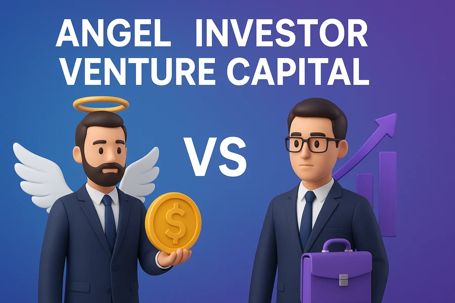 سرمایه گذاری فرشته در مقابل VC در مسیر رشد استارتاپ ها