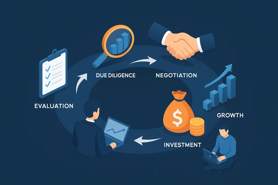 مراحل سرمایه گذاری در استارتاپ از داوری طرح تا دریافت بازده