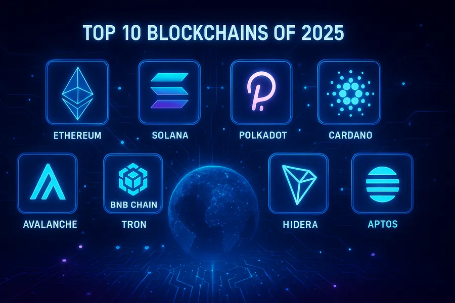 فهرست 10 بلاک چین برتر 2025 پیشتازان انقلاب دیجیتال